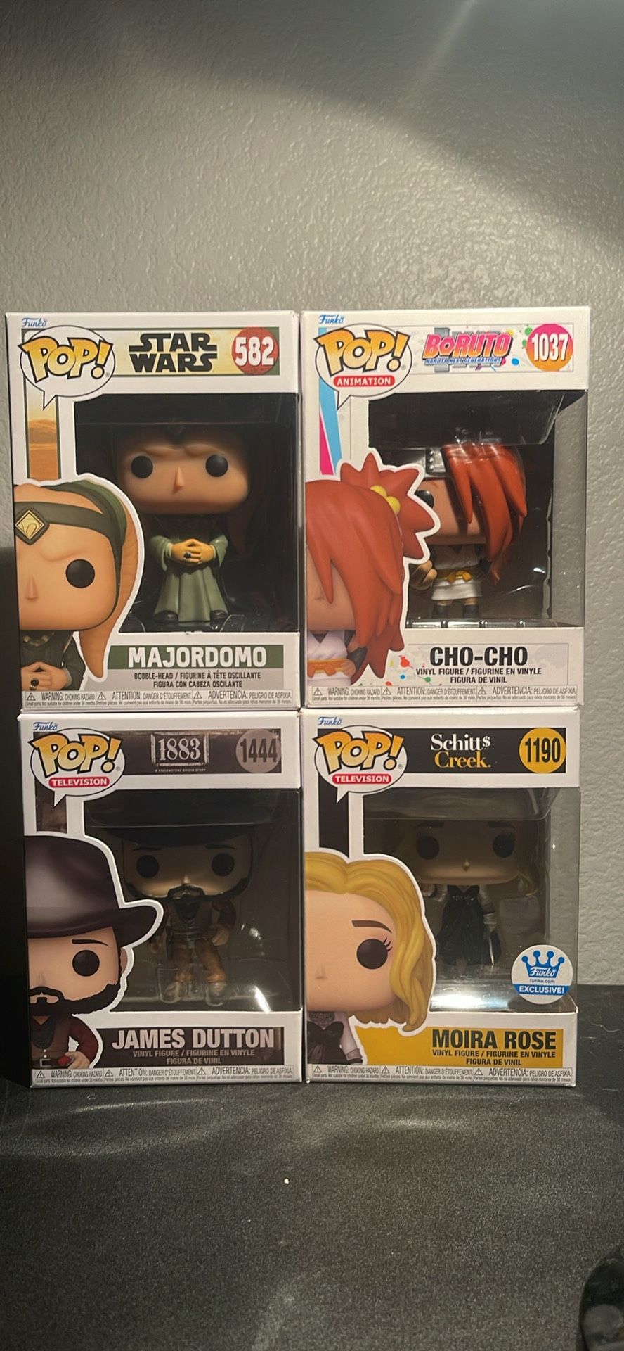 4 Funko Pops $5 Each