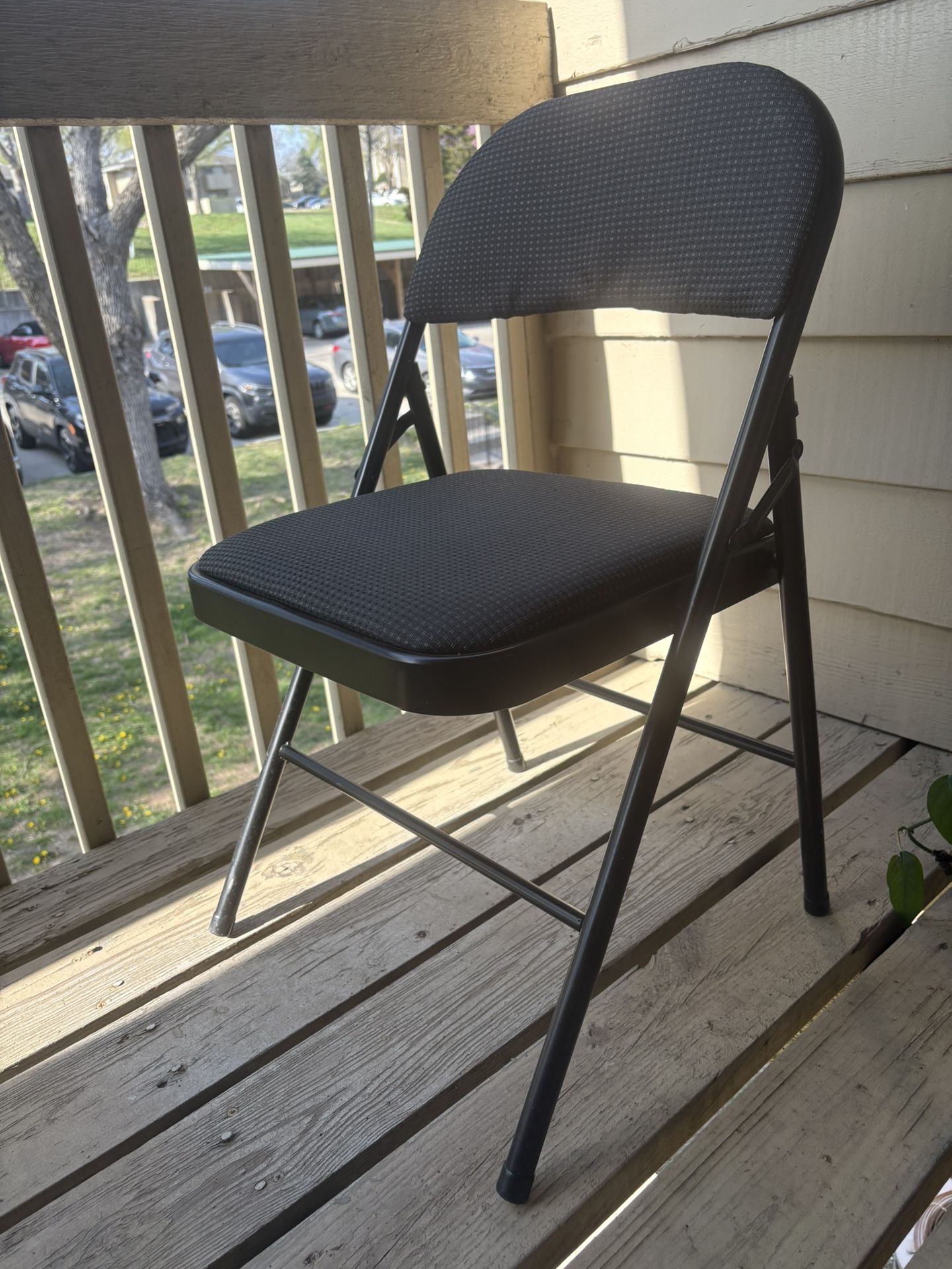 Fabric Padded Folding Chair