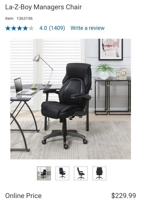 Desk Chair With Lazy Boy Manager Chair Costco Review La-Z-Boy Air