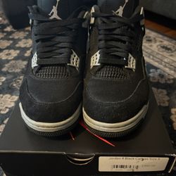Jordan 4 Black Canvas