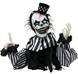 Groundbreaker Scary Vile Animatronic Clown 