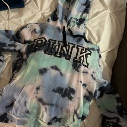 Tie Pink Hoodie 