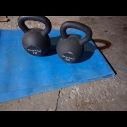 Kettlebells 70lbs, 75lbs