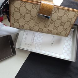 Gucci GG Monogram Long Wallet with Box