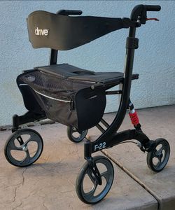 Drive F-22 HD Heavy-Duty Rollator Walker!