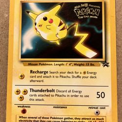 1999 Pikachu The First Movie Promo Pokemon #4
