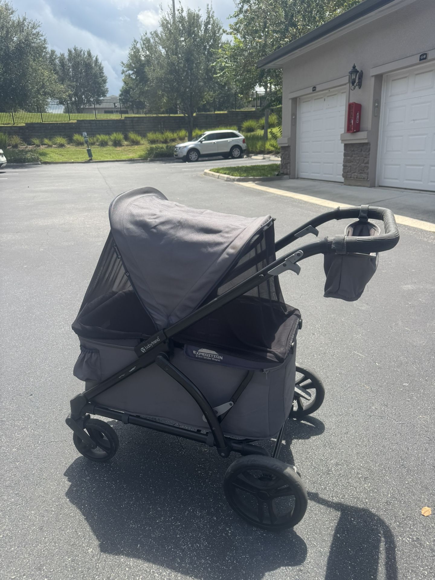 double stroller for infant and toddler Garvee Foldable Double Baby Stroller in Multi-Position Reversible Desi main image 1