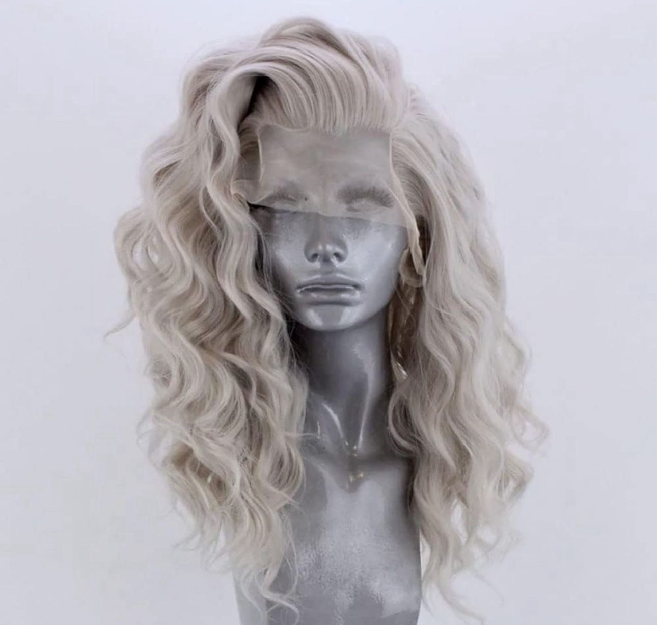 16 Inch Gray Wig