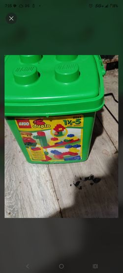 LEGO Duplo Bucket Set #2264 & Mixed Bulk LEGO Bricks Lot Toys