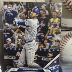 2024 Topps Now Shohei Ohtani 50/50 Club Dodgers Card 
