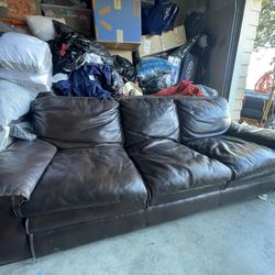 Leather Couch 