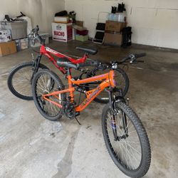 2 Mountain Bikes 
