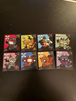 Hello kitty and friends Godzilla