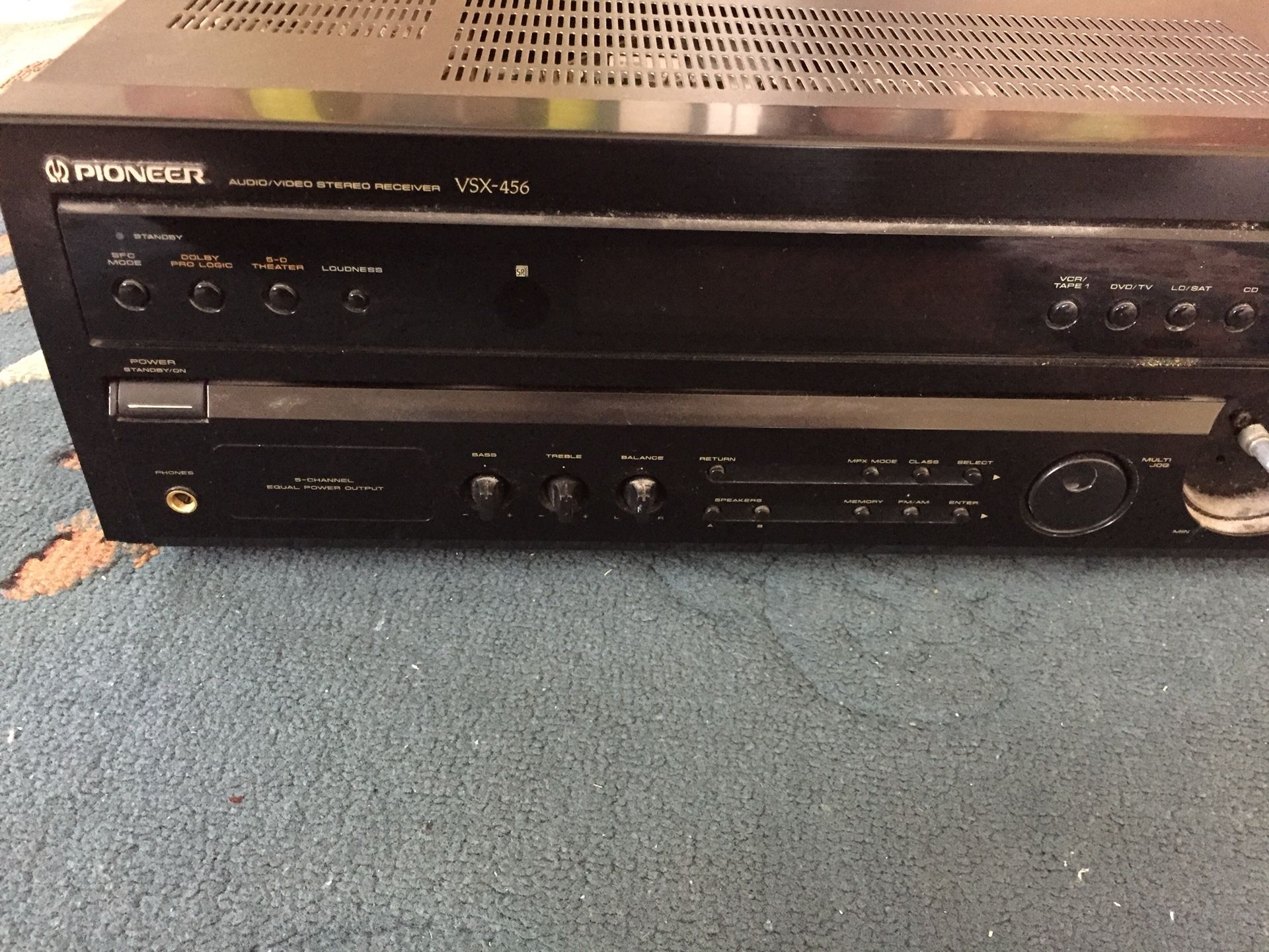 Pioneer VSX-456 Receiver Stereo Amplifier
