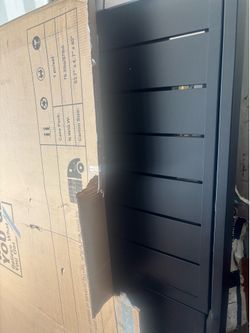 NIB  metal table black