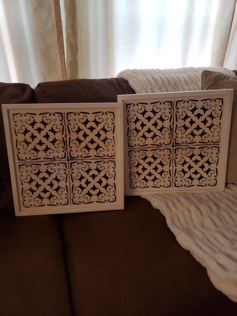 Two Wall Decor 17.0 in X 17.0 In