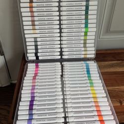 80 Color Acrylic Paint Markers Set with Carrying Case – Art,Rock Painting,Crafts