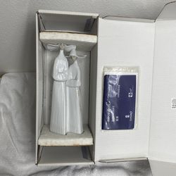 Brand New With Box. Lladro 2 Nuns Porcelain Figure