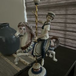 Boy On Carousel Horse Lladro #1470