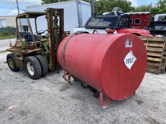 Diesel fuel storage tank above ground
