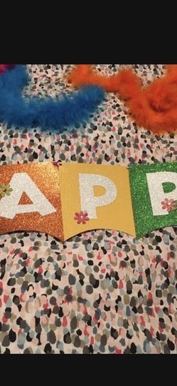 Trolls Birthday Banner & Goodie Bags