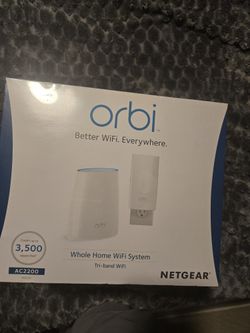 Netgear Orbi Whole Home WiFi System AC2200 (RBK30) – Covers 3,500 sq ft