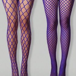 Purple Fishnet Outfit Bundle