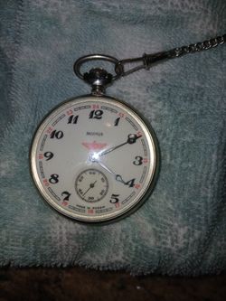 Molnija pocket watch $130 Obo