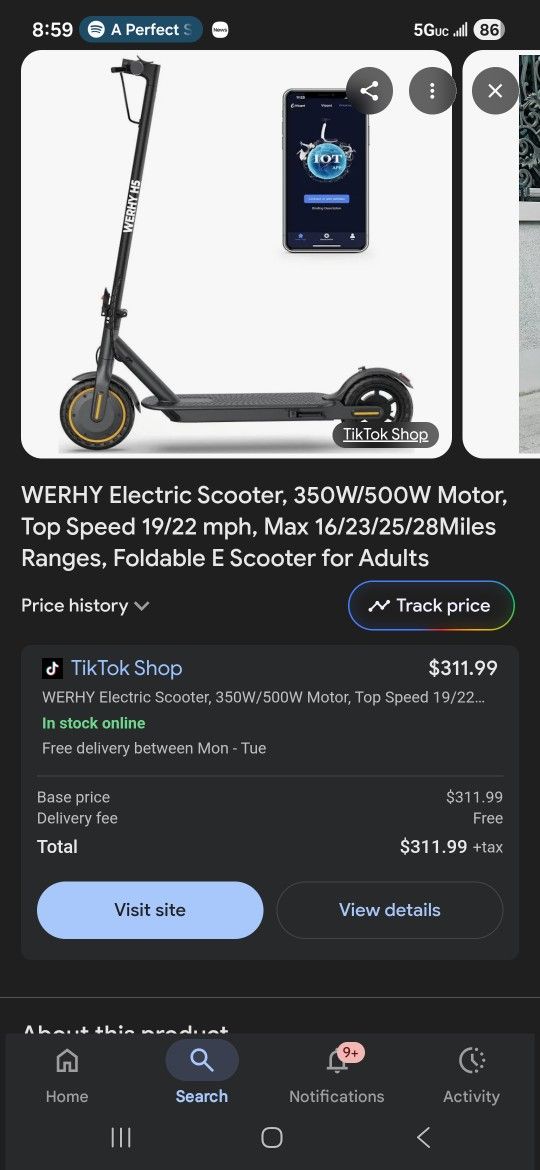 Werhy H5 Electronic Scooter...