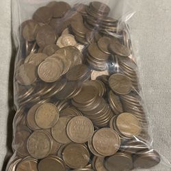 5 Pounds Of Wheat Pennies 