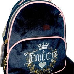 NWT Black / Pink Juicy couture Small Backpack