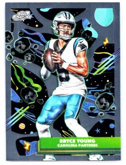 Topps 2025 Cosmic Chrome Football Bryce Young Rookie #13 Carolina Panthers NFL