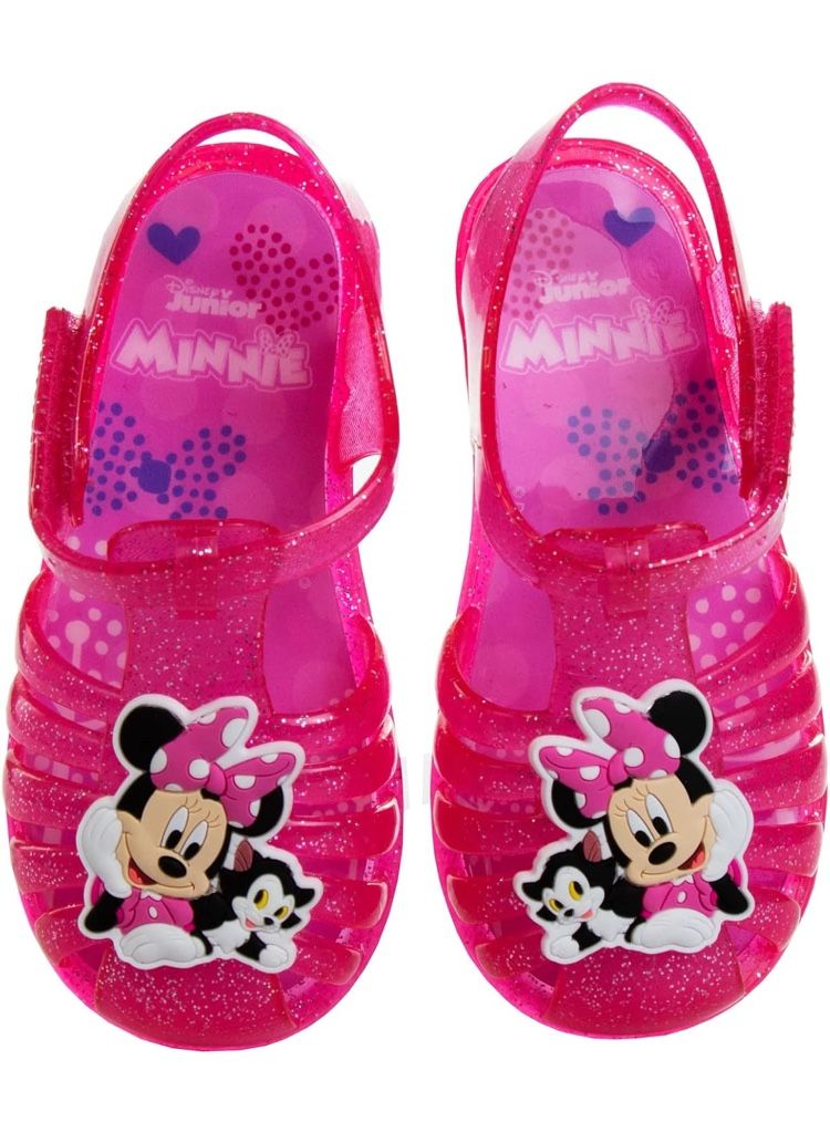 Minnie Mouse Toddler Jelly Sandals Size 8