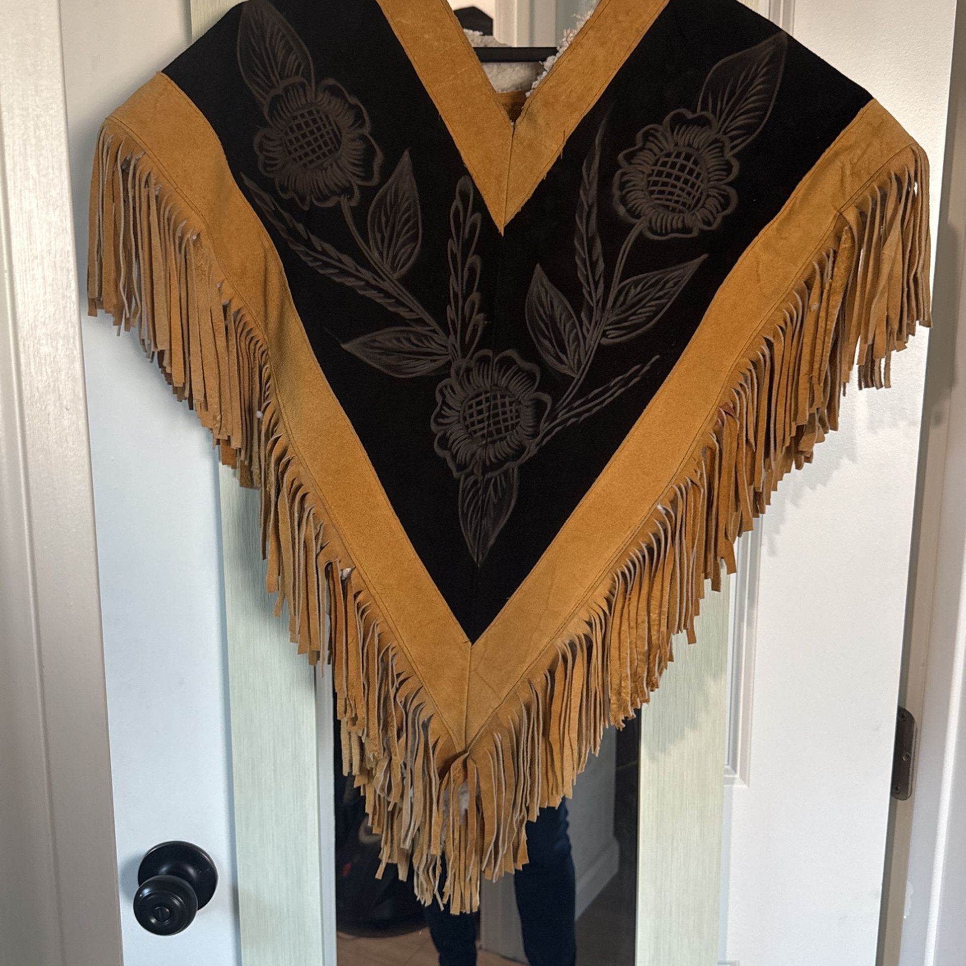 Leather Vest With Fringe
