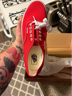 Vans classic red