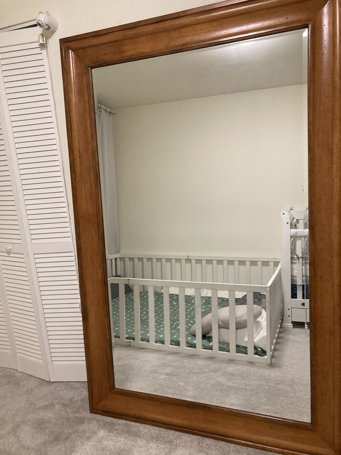 Huge Wood Frame Mirror 8’ X 4’