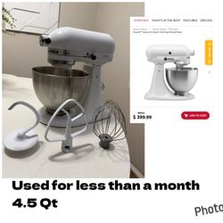 KitchenAid Classic 4.5 Qt Tilt-Head Stand Mixer