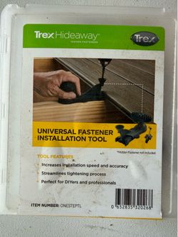 TREX universal fastener install tool