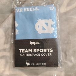 Team Sports, North Carolina Tar Heels, Gaiter/Face Cover