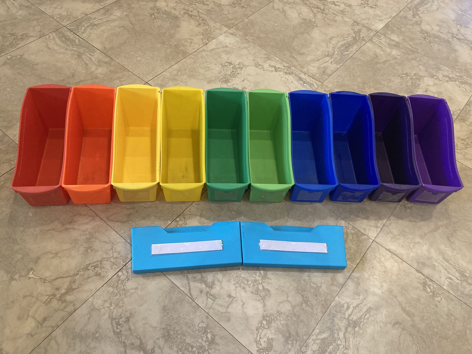 Magnetic Plastic File Bins