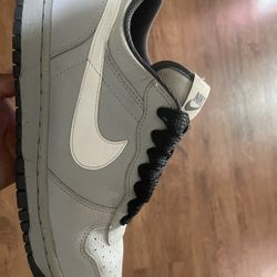 Size 8 big Nike low smoke gray