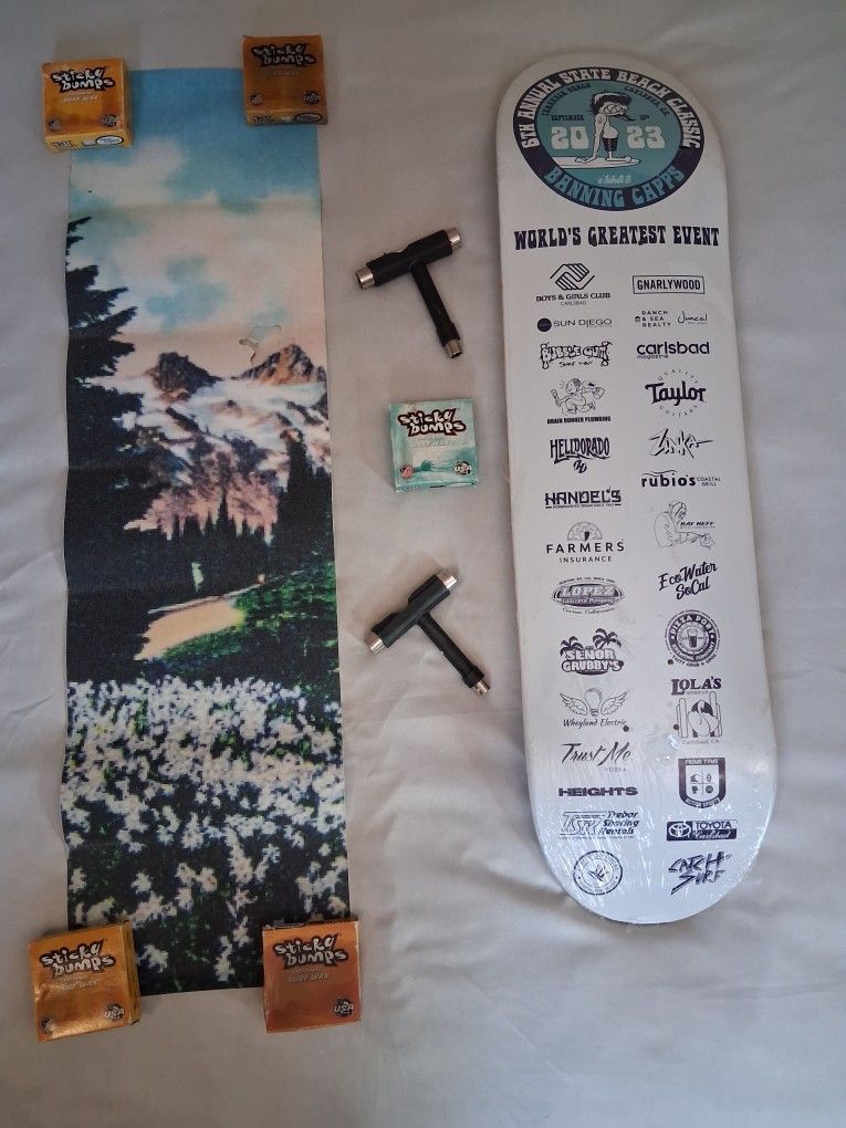 Skateboard Stuff Bundle With Sealed Deck
