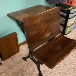 Old Fashioned School desk 