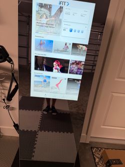 Nordic Track Vault Mirror IFIT Training Instructors Appear Live From the Mirror - Like New - The Villages, FL