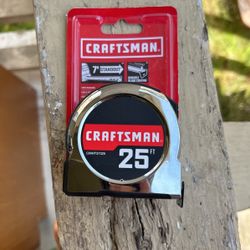 New tape measure craftsman