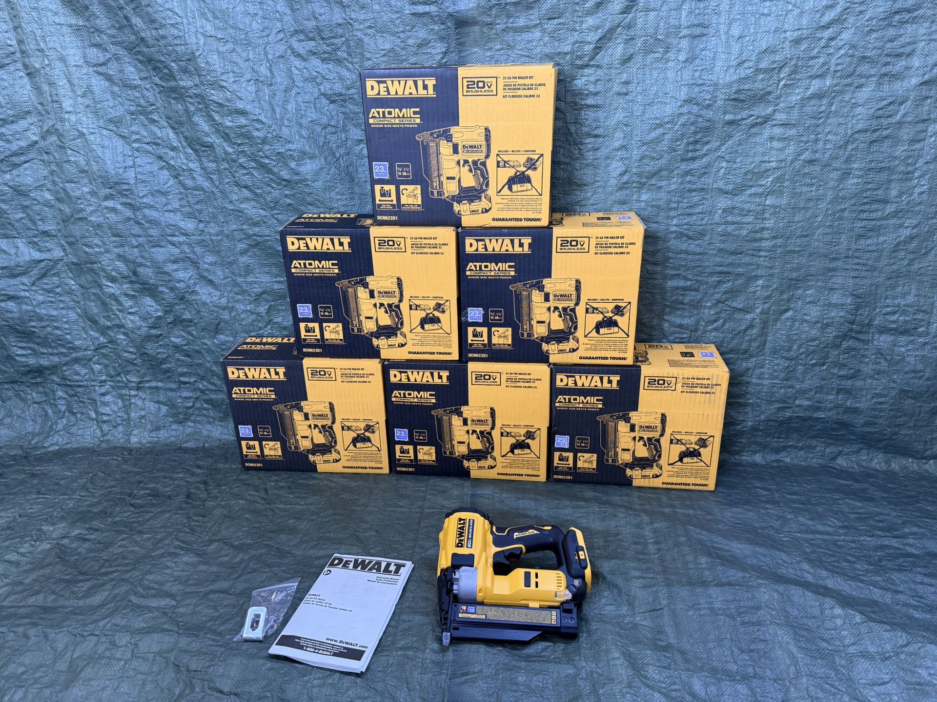 Dewalt 23ga Pin Nailer 20v Brushless Model DCN623 (Tool Only)