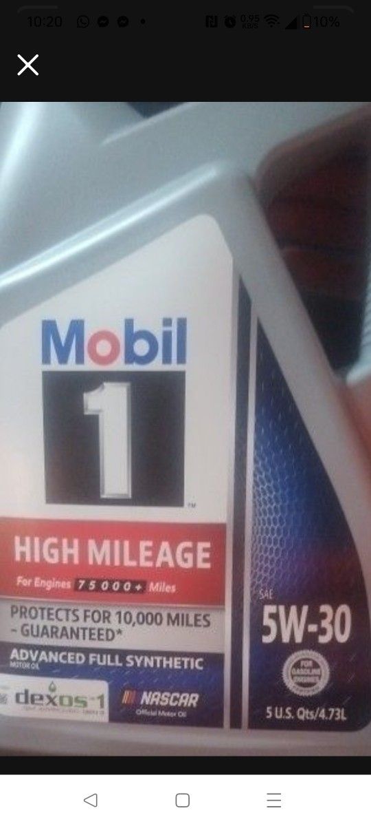 Mobile 1 Synthetic Oil