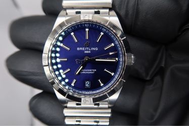 Breitling Chronomat Automatic 36 Blue A10380101C1A1 Box Papers Warranty 2027