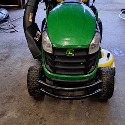 For Sale: 2012 John Deere D100 17.5HP and Cutting 42" Deck with 145hrs $1,300 with Bagger.
