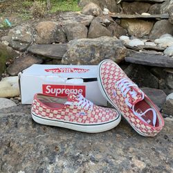 Supreme/Vans Checkered Authentic Size 10.5